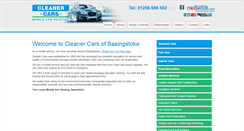 Desktop Screenshot of carvaletbasingstoke.co.uk